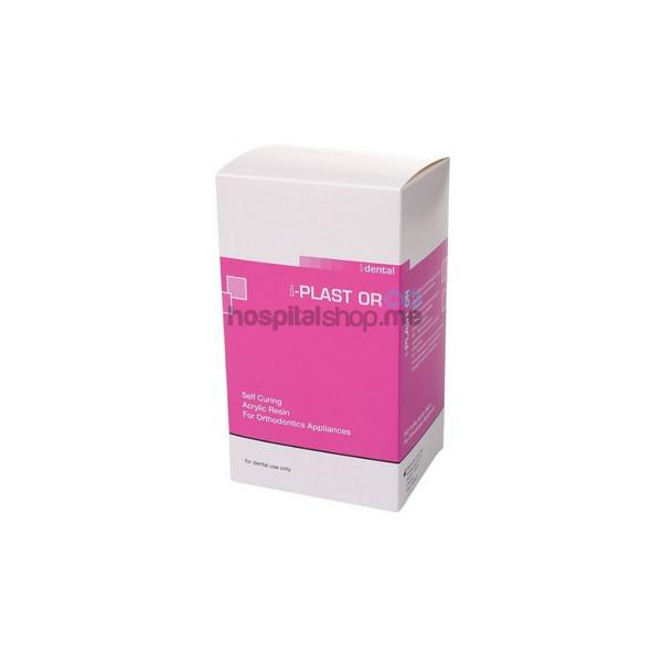 I-Dental I-PLAST CC Self Curing Acrylic Resin Pink Veined 300gms powder 150ml Liquid  IACK1