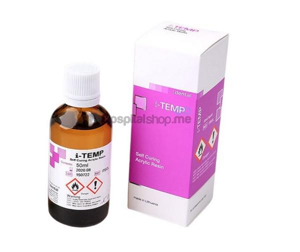 I-Dental I-TEMP Self Curing Acrylic Resin Liquid 50ml ITECL