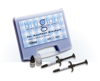 Ormco Blugloo Blue Color Change Orthodontic Light Cure Adhesive Syringe Kit  740-0274