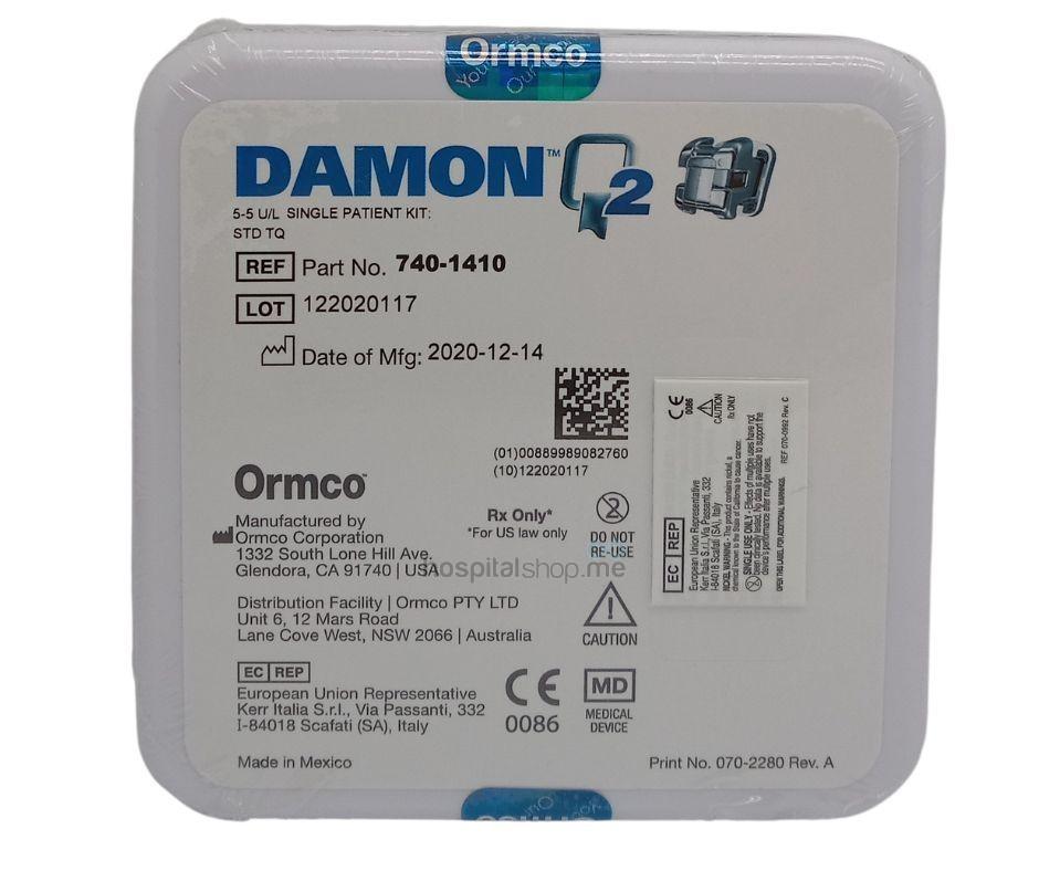 Ormco Damon Q2 Standard Torque Single Patient Kit 5-5 740-1410