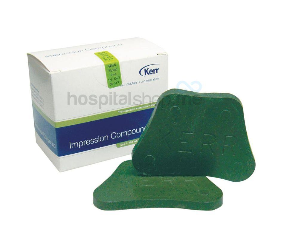 Kerr Impression Compound Cake Green 8pcs 441