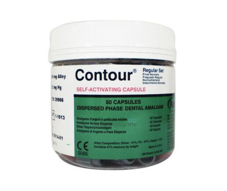 Kerr Contour Silver Amalgam Capsules Spill 2 50pcs 29966