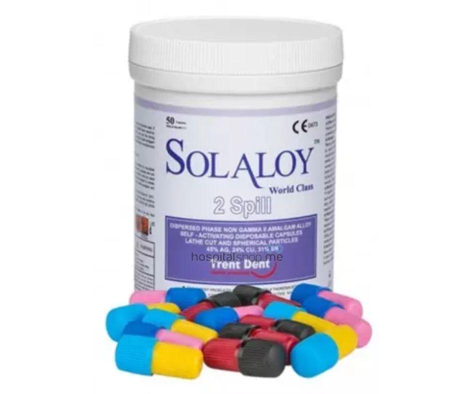 TrentDent SolAloy Dental Amalgam Capsules 2 Spill 50 capsules 4002005