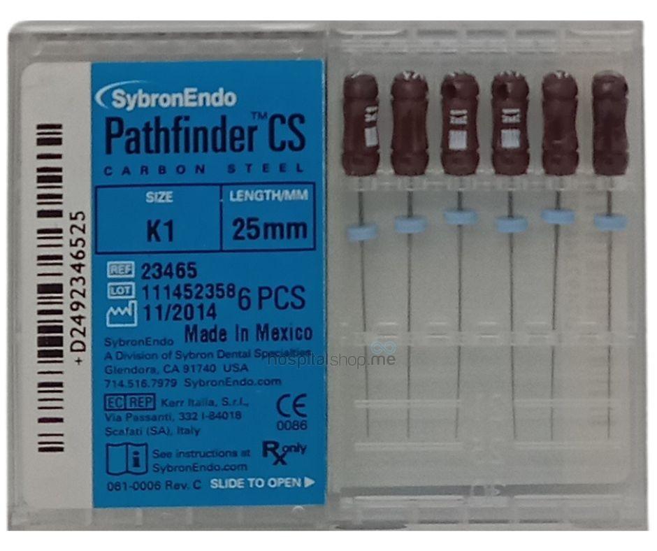 Sybron Endo Pathfinder 25mm K1 6pcs 23465
