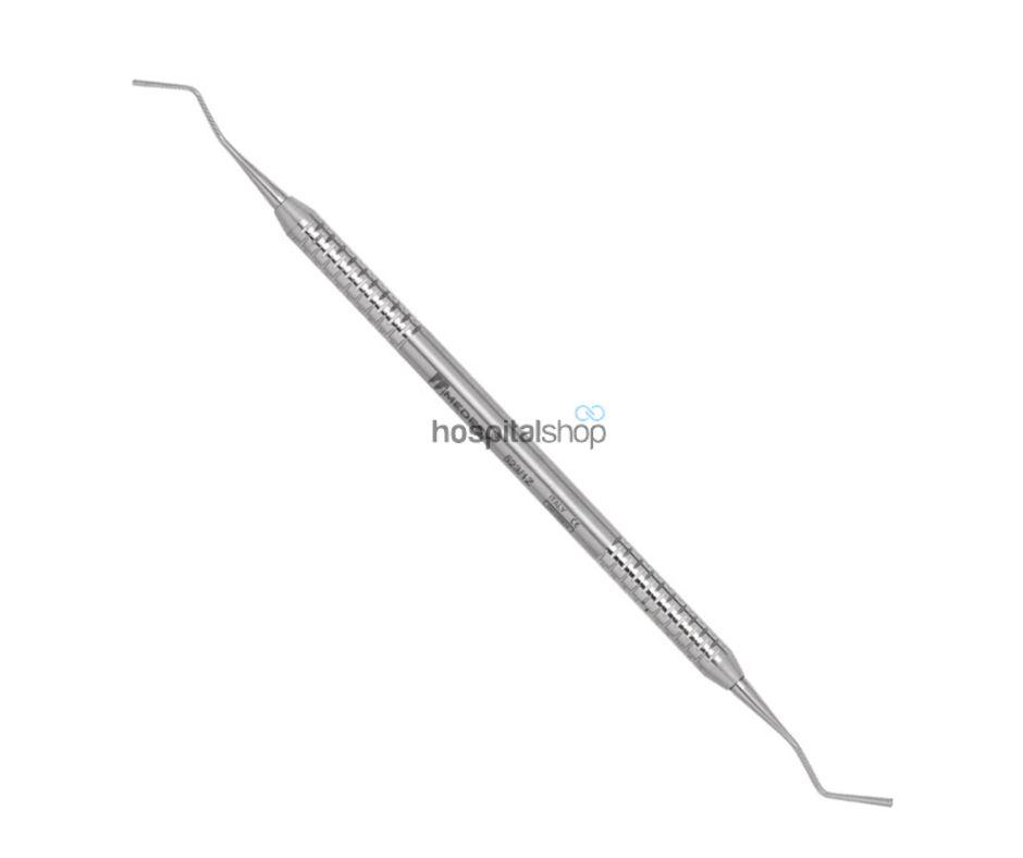 Medesy Amalgam Plugger Filling Instrument  MT1Z 1.0 x 1.4 mm Serrated 523/1Z