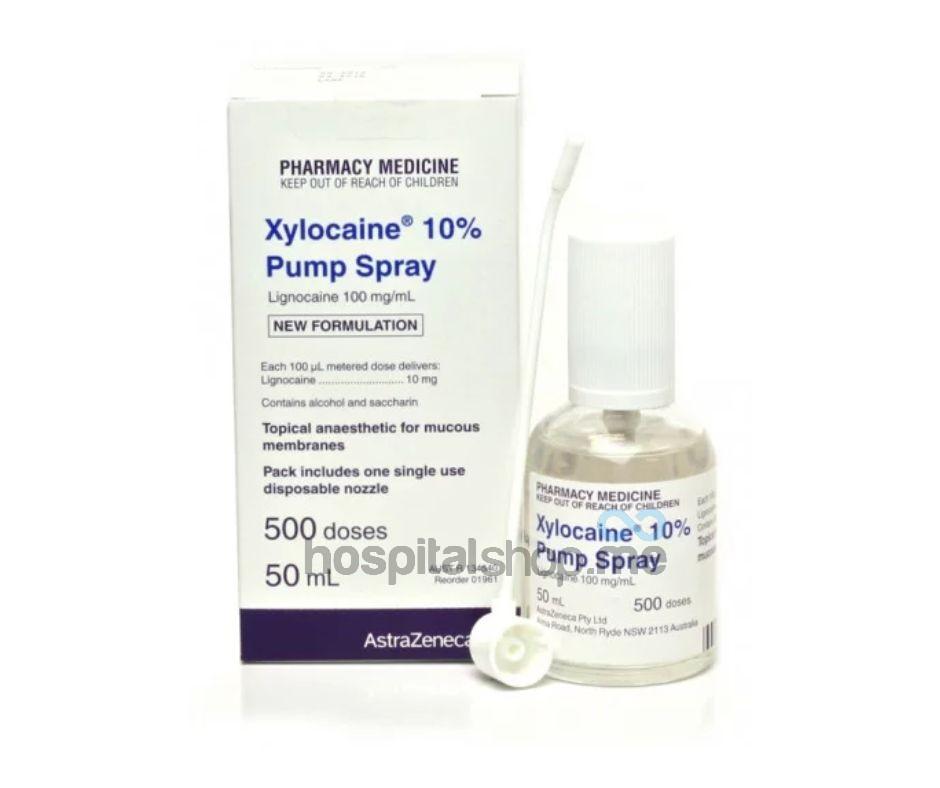 Xylocaine Lidocaine 10% Local Anesthetic Pump Spray 50ml