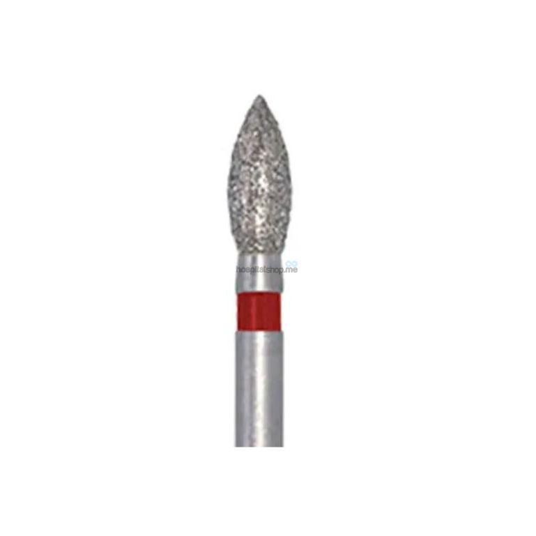 Burs Diamond Pear Shape 830 Fine Red Band FG830F016 5pcs