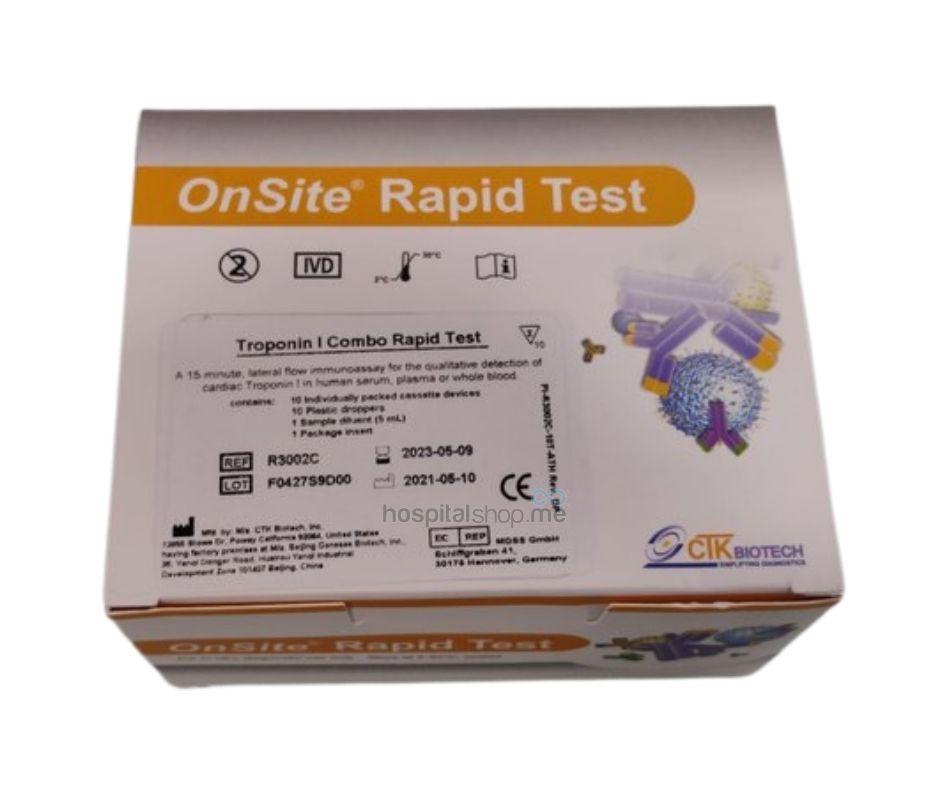 CTK  Biotech Troponin-I Rapid Test 30 Tests R3002C