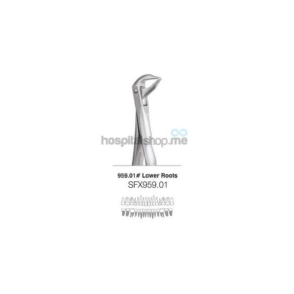 Trusta Extraction Forcep English Pattern Lower Roots Secure No.959.01 Premium ANE-SFX959.01P
