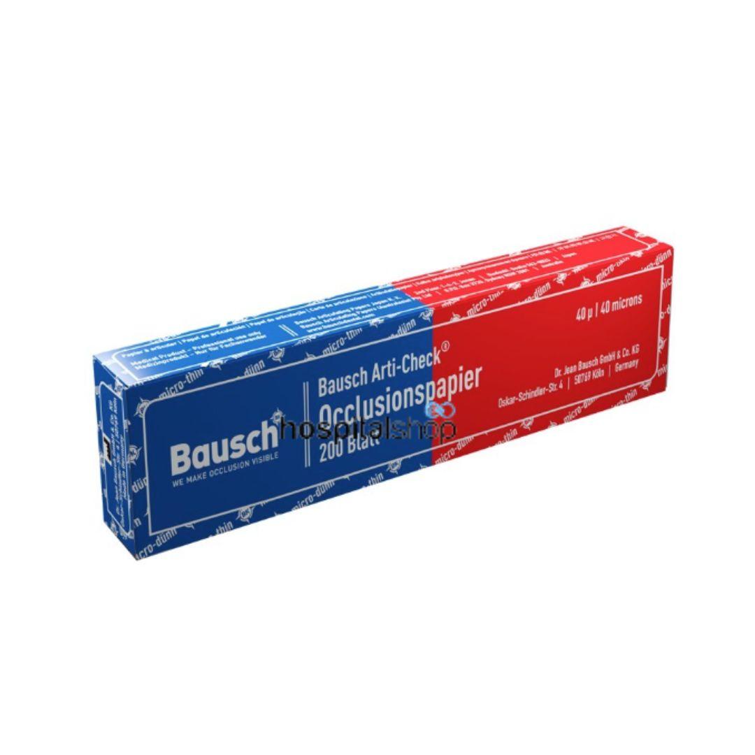 Bausch Arti-Check Articulating Film 40 microns Blue Red 200 Strips BK80