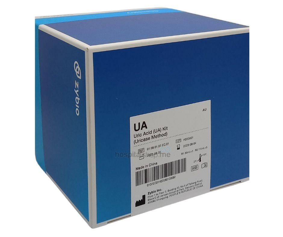 Zybio Uric Acid Kit R1:30mlx3 R2:7.5mlx3 ~590 tests UA 