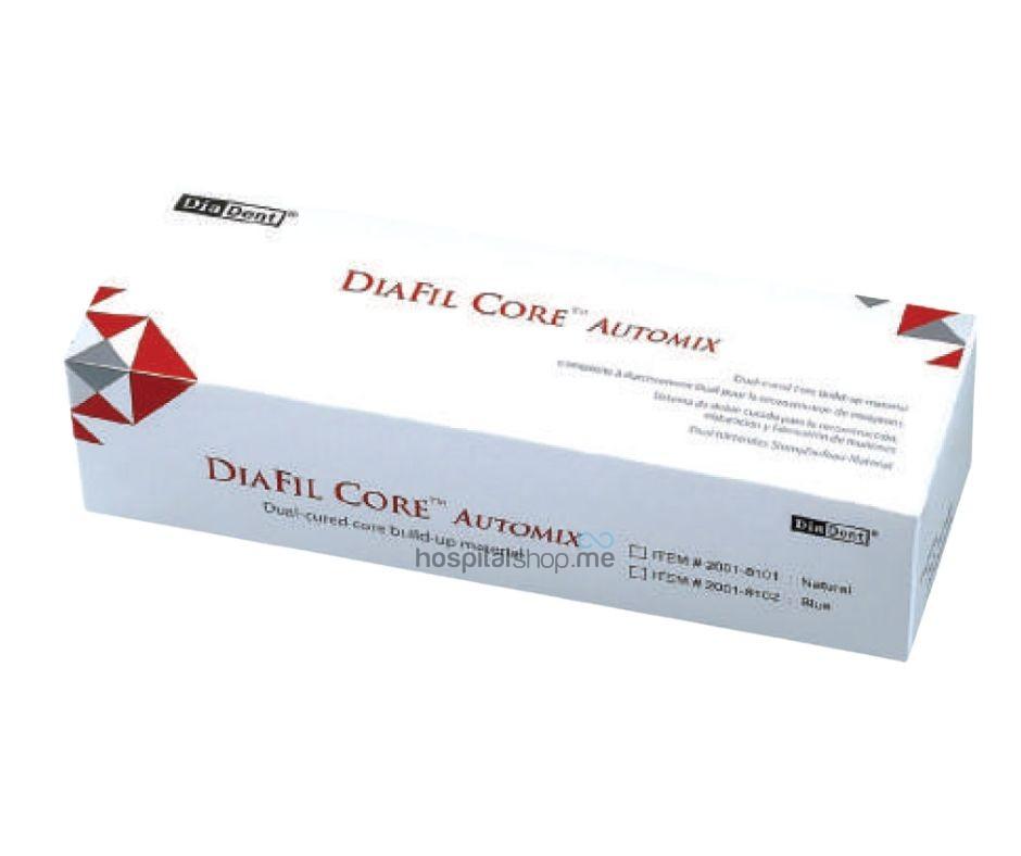 Diadent DiaFil Core Dual Cure Core Build up Composite Automix 9 gms Natural