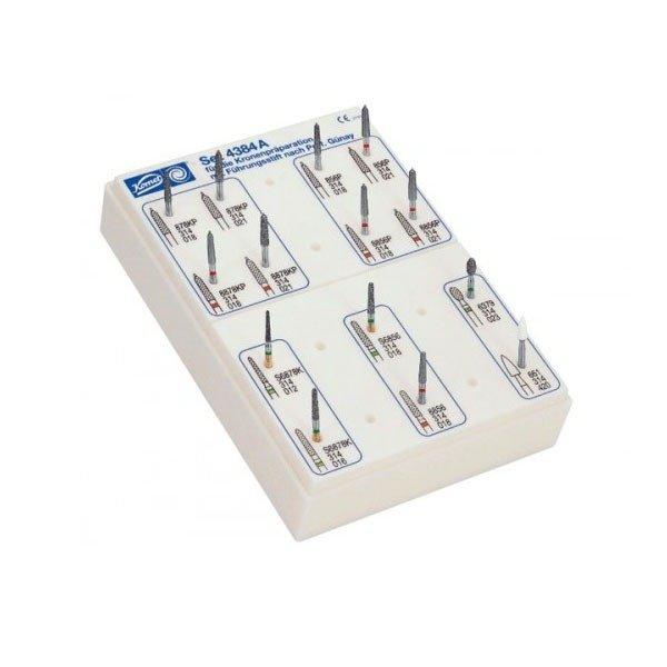 Komet Prof. Günay Crown Preparation Diamond Bur Kit 4384B
