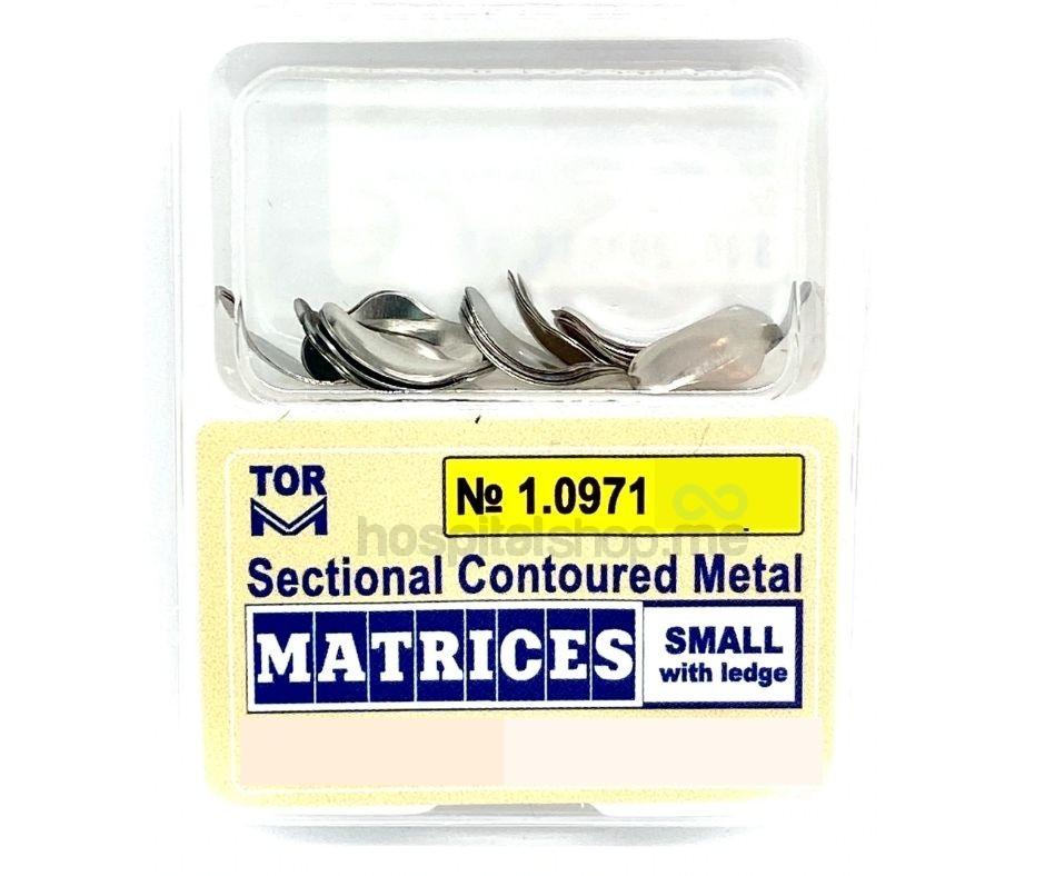 TOR VM Sectional Contoured Matrices Small for Ledge 10Pcs 1.0971(10)