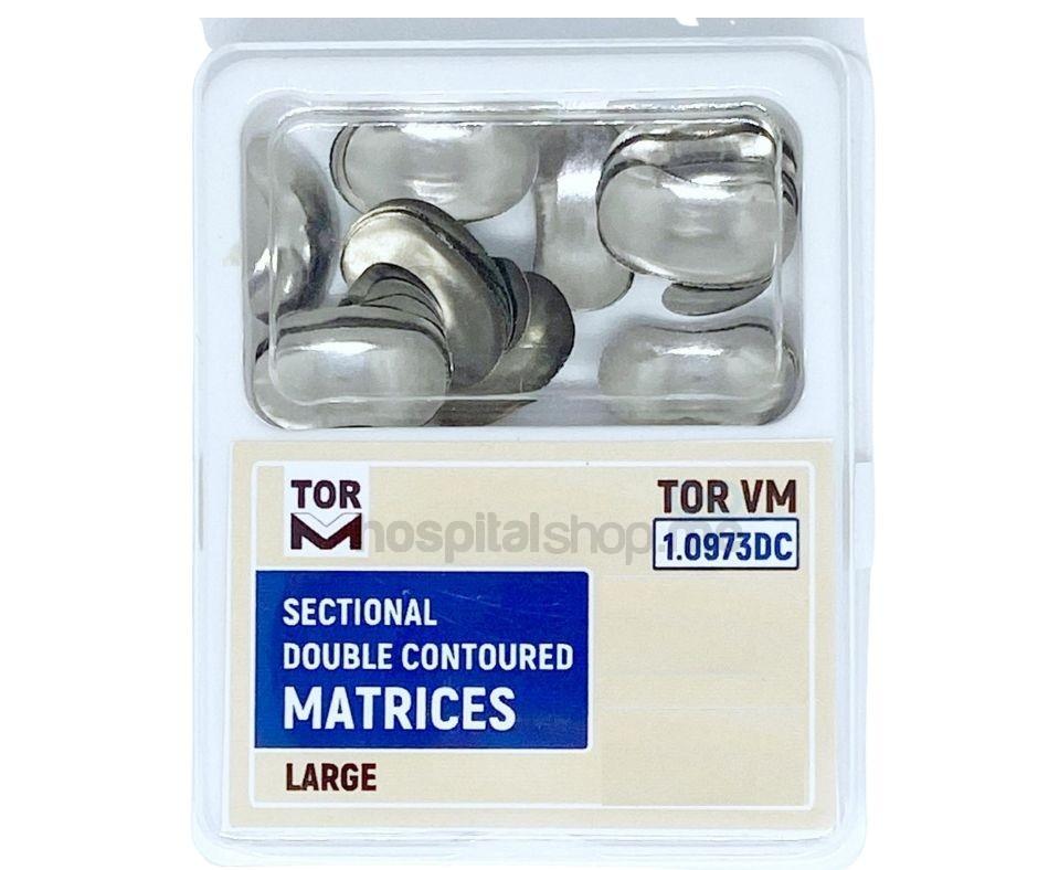 TOR VM Sectional Contoured Metal Double Curved Matrices Large 10pcs 1.0973DC (10)