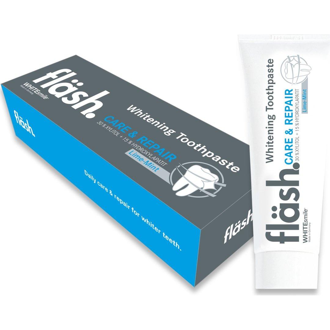 WhiteSmile Flash Whitening Toothpaste 30% Xylitol 75ml Lime-Mint 3320