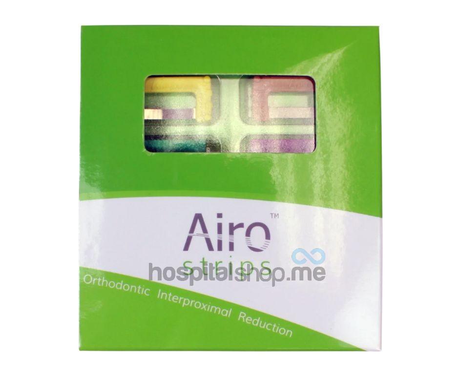 DB Ortho Airo Interproximal Reduction IPR Strips 4Pcs X Yellow, Red, Green, Dk Blue 16pcs DB05-0910