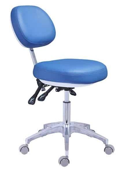 Fona Dental Operators Stool with Backrest & Handrest