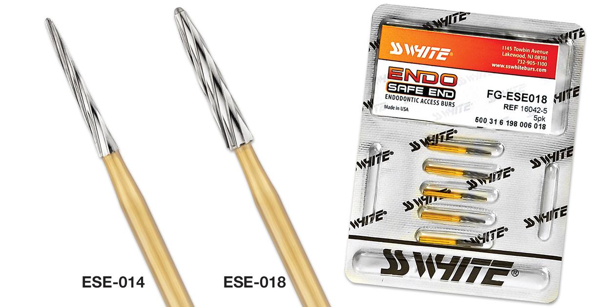 SS White Carbide Endo Safe End Bur ESE018 10pcs 350113
